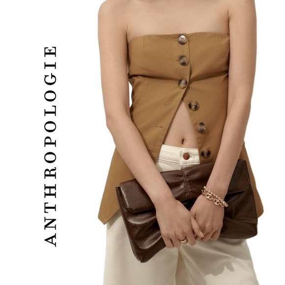 Anthropologie Scrunch Envelope Clutch - Picture 2 of 10